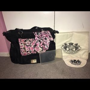 Juicy Couture Malibu Nylon Diaper Tote (Black)